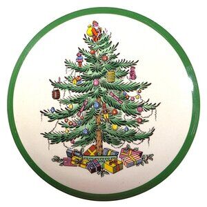 trinket box Spode Christmas Tree Dish Decorative Holiday Bowl Porcelain